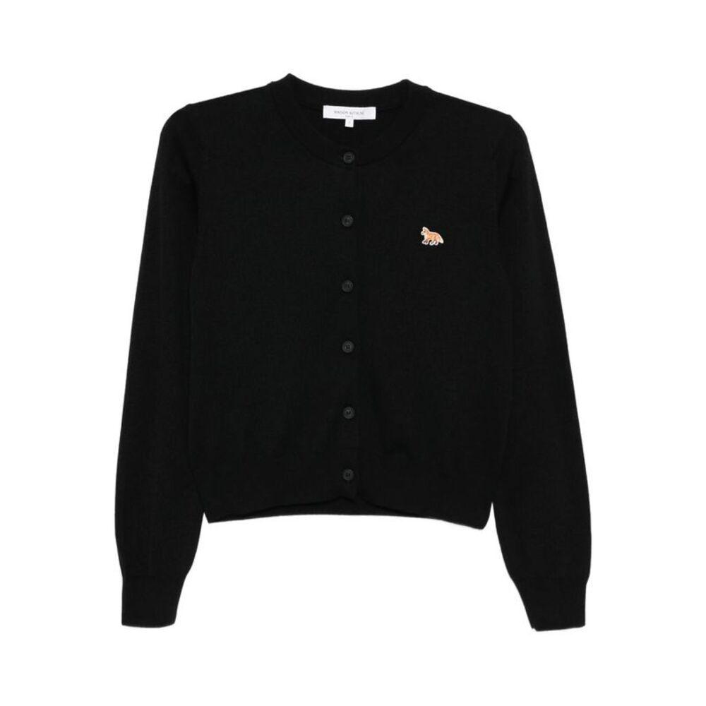 Maison Kitsuné Black Knitwear - Cardigans Women